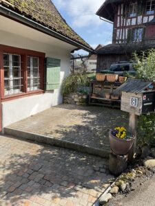 Wöschhuus, Sitzplatz