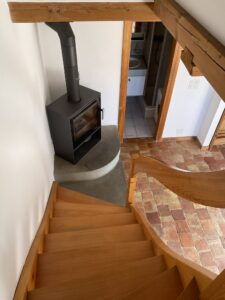Wöschhuus, Treppe, Schwedenofen